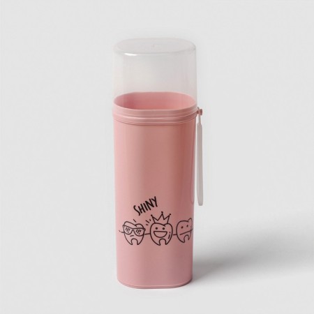 Case for toothpaste and brushes, 6.3 × 4.5 × 19.8 cm, mix color