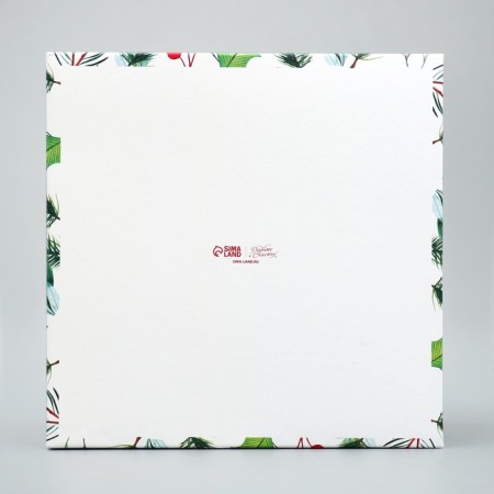 Gift Box "Winter Miracles", 26.2 x 26.2 x 14 cm, New Year-6