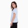 Female T -shirt with print, blue color, size 44