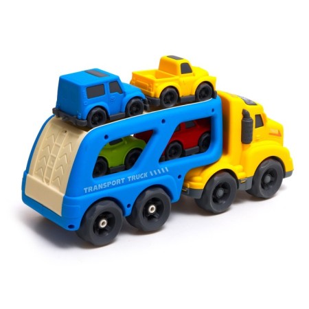 Truck inertial truck, with 4 machines, light and sound effects-3