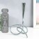 Summary Metal for 1 candle "Vignette" silver 17x13x33 cm