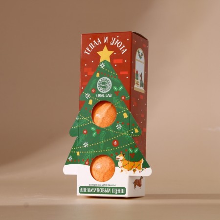 Set of Bath Bath Ural Lab "heat and comfort", 3x120 g, new year-3