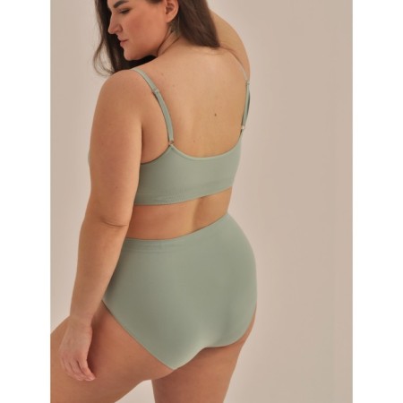 Female top on adjustable straps with cups Top with Cup, size 54-56, pistachio color-3