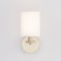 Wall lamp EuroSvet Caprera 60146/1, E14, 1x40W, 200x120x270 mm, brass color