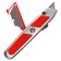 A universal trapezoidal knife 18mm, fixator, 3 pieces of spare blades, zinc-alloy, top