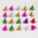 Bell for needlework, set of 20 pcs., Size 1 pc. - 1.1 cm, color mix