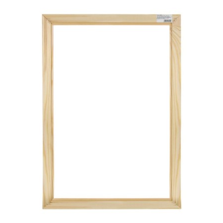 Frame for paintings (mirrors) 40 x 60 cm, profile 37 x 18 mm, emma, unpainted wood (suitable for decoration)-1