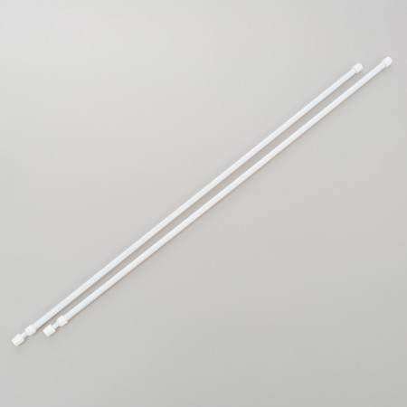 Set of universal cornices 60-95 cm, 2 pcs, white color-2