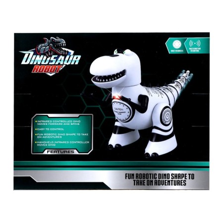 Dinosaur robot, on the control panel, interactive: sound, light, batteries-5