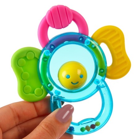 Rattle "flower" with a teether-2
