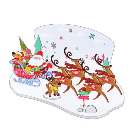 Set for creativity - Create the New Year's decoration "Sani Santa Claus"
