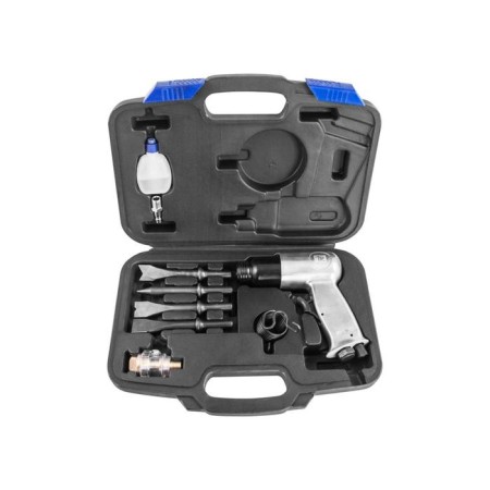 Pneumatic hammer AHK9150 Thorvik 52647, in a set with nozzles, 9 items, 4500 beats/min-1