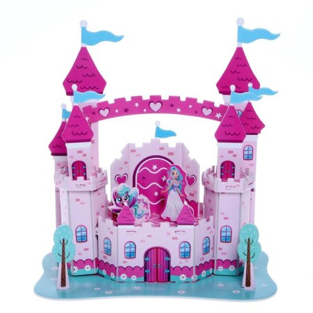 3D designer from the foam cardboard "Magic Castle", 21 details-1