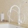 MILARDO MEAL M01WT0FM05 kitchen mixer, pour 241 mm, flexible surge, white matte