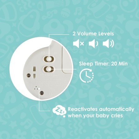 A rattling rattle for newborns "Musical Cloud"-1