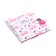 Gift notebook, 45 sheets, line, on the castle, on the crest, cherries (13x13.5cm)
