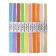 A set of paper mounted in a roll, 10 pieces/10 colors, 50 x 200 cm, 30 g/m2