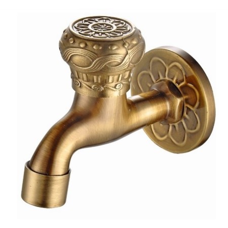 Bronze de Luxe 21982/1 crane, drain, for a bathhouse, with aerator