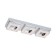 Fratelo lamp, 3x4W Led, 3000k, 1200lm, chromium color