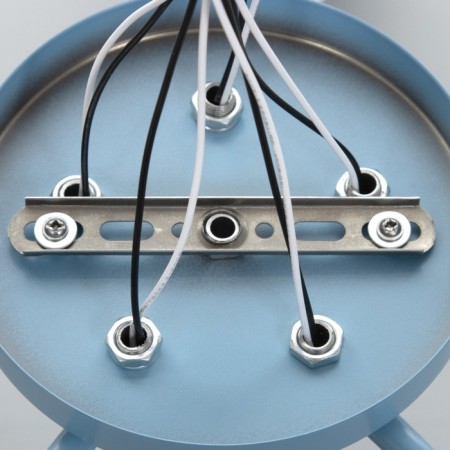 Causte "Online" (Tsil.) 5x15W E27 Model: BR 00279 Blue 52x52x15cm-7
