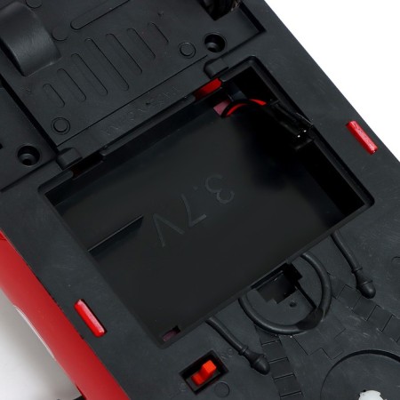 Radio -controlled "convertible" car, works on the battery, the color of the red-3