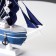 Souvenir small “Dorita” souvenir ship, sides blue with a white strip, blue sails, 23 × 5.5 × 21 cm
