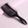 The comb massage, wide, ventilated, 7.5 × 23 cm, black color