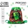 Children's Bag "Minecraft", 35 × 30 cm, green color
