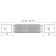 Corrugated pipe "Ani Plast" K404, 40 x 40 mm, l = 305-715 mm