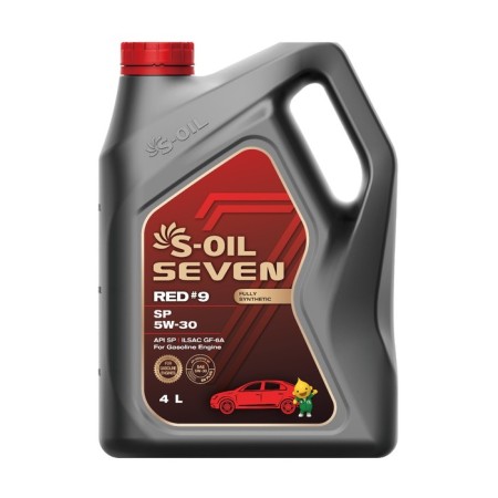 Motor oil S-Oil Red #9, 5W-30, SP, synthetic, 4 liters