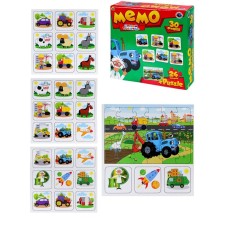 Memo 30 chips + puzzle 24 elements 
