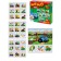 Memo 30 chips + puzzle 24 elements "Blue Tractor"