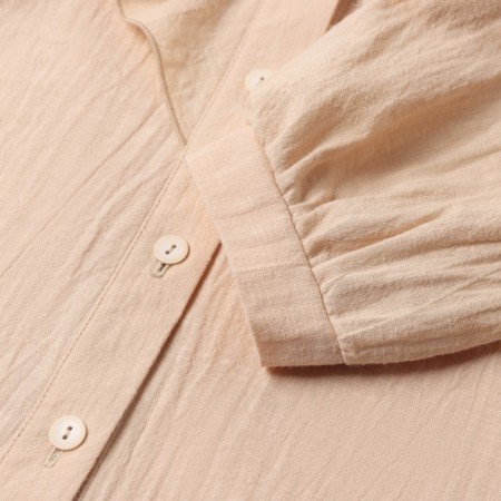 Blouse for girls minku color light-beige, height 152 cm-2