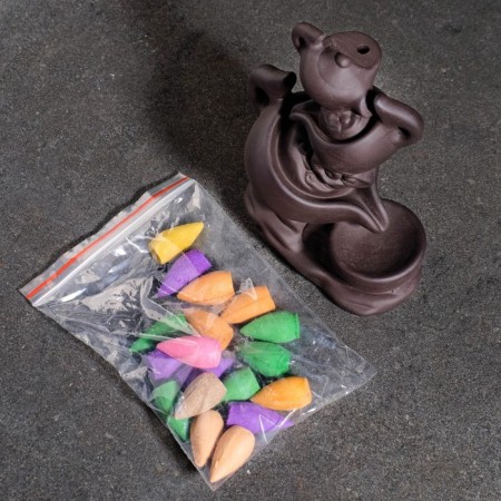 Set of incense on the stand "Teapets" 14x11cm-5