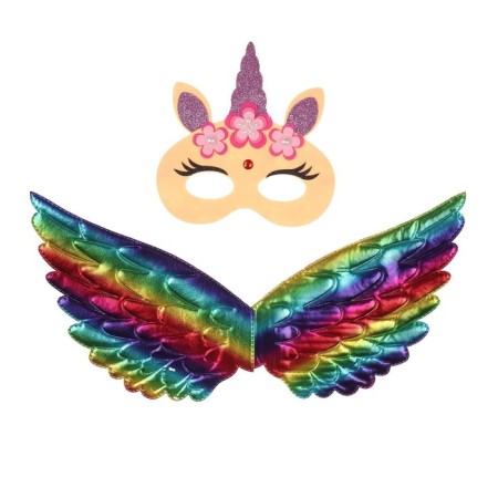 Carnival set "Beautiful Unicorn", Wings, Mask-2