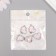 Decor for creativity metal, rhinestones "heart with crown" silver, lilac 2.1x1.6x0.6 cm 1070844