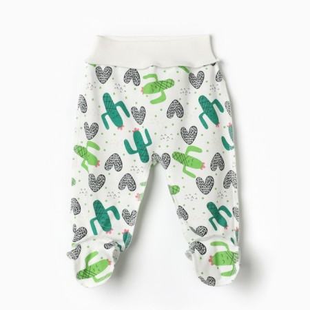 Kit for children (vests, sliders), white color/cacti, height 68 cm-1