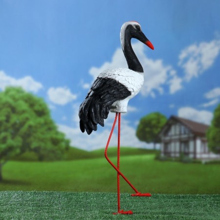 Garden figure "Crane" 16x40x25cm-2