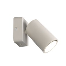 Wall lamp Mantra Sal, GU10, 1x10W, 128x80x80 mm, Matte white color