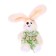 Soft toy "Bunny", 13 cm, species mix