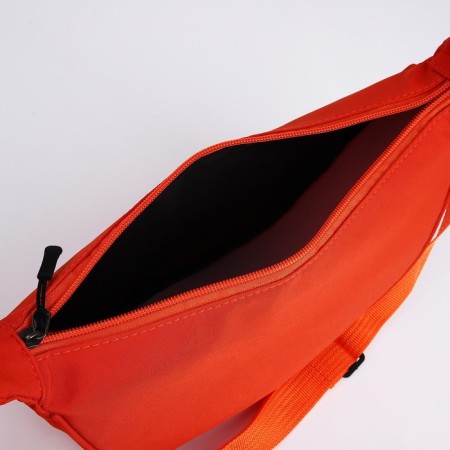 Women's bag from textiles, 30x17x6 cm, orange color-4