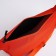 Women's bag from textiles, 30x17x6 cm, orange color