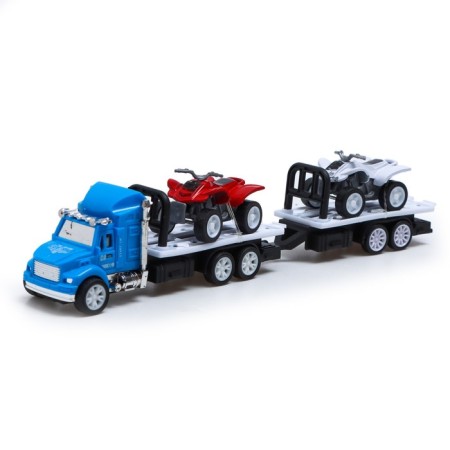 Inertial “Avtovos” truck, with 2 ATVs, mix-8