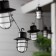 UNIEL Girlyanda “Thread” 1.8 m with nozzles “Flashlights”, IP44, Dark Thread, 72 LED, Flame effect, 1 mode, solar battery