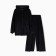 Women's costume (sweatshirt and trousers) KAFTAN PLUSHY p. 44-46, black