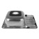 Kitchen car wash Accoona AB4858-L, Sredal, Left, thickness 0.6 mm, 580x480x165 mm, glossy
