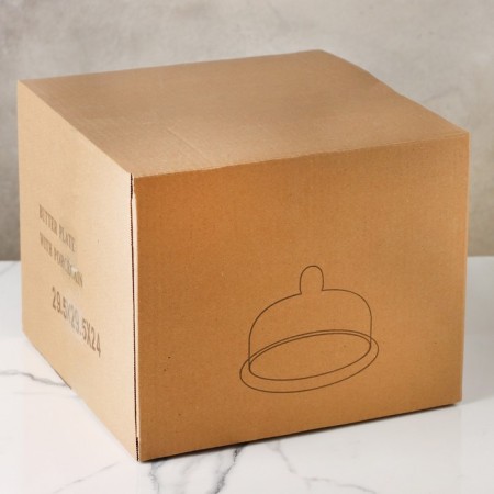Ceramic dish with a lid-pipe for desserts Valencia, 31 × 28 × 19 cm, white color-5