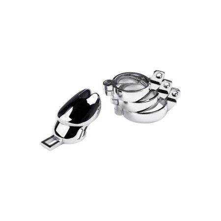 Пояс верности мужской Toyfa Metal, серебристый-2