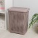 Besnaya basket with a lid, 30 l, 37 × 26 × 46.5 cm, color mix