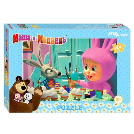 Puzzle "Masha and the Bear - 2", 120 elements, mix-6